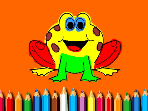 Frog Coloring Book Game