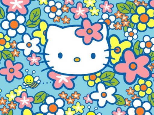 Hello Kitty Bees Game Image Hello Kitty Bees Game