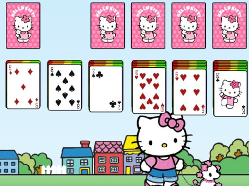 Hello Kitty Solitaire Game Image Hello Kitty Solitaire Game
