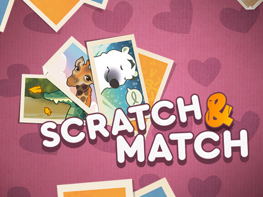 Scratch and Match Animals Game Image Scratch and Match Animals Game